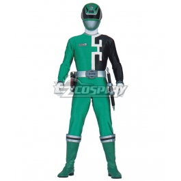 Power Rangers S P D Spd Green Ranger Cosplay Costume