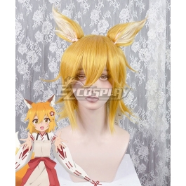 Sewayaki Kitsune no Senko-san Fox Onushi Senko Cosplay Hair Wig Ear Anime 