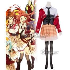Details about Zombieland Saga Nikaidou Saki Mizuno Ai Lily Cosplay Costume School Uniform Suit Details about Zombieland Saga Nikaidou Saki Mizuno Ai Lily Cosplay Costume School Uniform Suit
