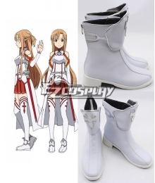 Sword Art Online Asuna White New Version Cosplay Shoes