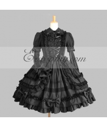 Black Gothic Lolita Dress -LTFS0118