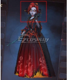 Identity V Bloody Queen Mary Fiery Diva Red Halloween Cosplay Wig