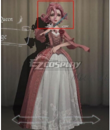 Identity V Bloody Queen Mary Rouge Pink Halloween Cosplay Wig