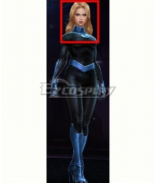 Marvel Future Fight Invisible Woman Susan Sue Storm Golden Halloween Cosplay Wig