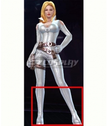 Marvel Future Fight Agent 13 White Shoes Cosplay Boots