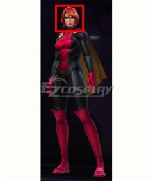 Marvel Future Fight Rachel Summers Red Brown Cosplay Wig
