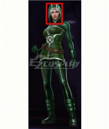 Marvel Future Fight Rogue Uncanny Avengers Grey Cosplay Wig