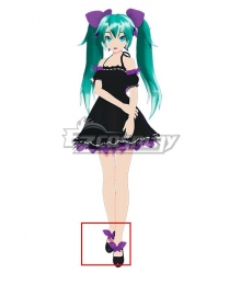 Vocaloid Hatsune Miku Innocent Black Cosplay Shoes