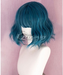 Japan Harajuku Lolita Series  Polaris Blue Green Cosplay Wig - EWL164Y
