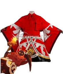 Genshin Impact Pyro Abyss Mages Cosplay Costume
