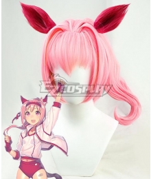 Uma Musume: Pretty Derby Haru Urara Pink Cosplay Wig