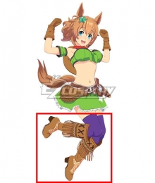 Uma Musume: Pretty Derby Game Taiki Shuttle Green Shoes Cosplay Boots