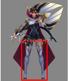 League of Legends LOL Sentinel Vayne White Shoes Cosplay Boots