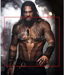 DC Aquaman Arthur Curry Tattoo Stickers Cosplay Accessory Prop
