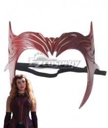 Marvel Wanda Vision Wanda Maximoff Witch Mask Cosplay Accessory Prop