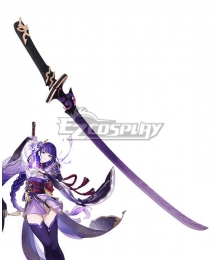 Genshin Impact Raiden Shogun Baal Sword Cosplay Weapon Prop C Edition