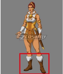 Masters of the Universe: Revelation Teela Brown Shoes Cosplay Boots