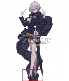 Fate Grand Order FGO Jacques de Molay Stage 2 Black Cosplay Shoes