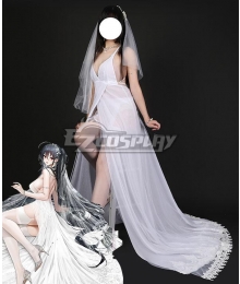 Azur Lane IJN Taihou Wedding Dress Temptation on the Sea Breeze Cosplay Costume