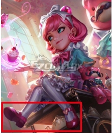 League of Legends LOL Cafe Cuties Annie Pink Cosplay Shoes