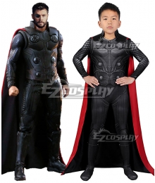 Kids Marvel Avengers 3: Infinity War Thor Odinson Zentai Jumpsuit Cosplay Costume