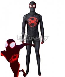 Marvel Spider-Man: Across The Spider-Verse Miles Morales Jumpsuit Zentai Cosplay Costume