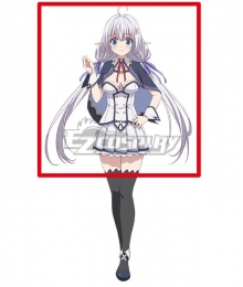 The Greatest Demon Lord Is Reborn as a Typical Nobody Ireena Litz de Olhyde White Cosplay Wig