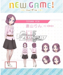 New Game! Rin Toyama White Shoes Cosplay Boots