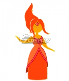 Adventure Time With Finn And Jake Flame Princess Long Dress Cosplay Costume