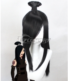 Avatar: The Last Airbender June Black Cosplay Wig