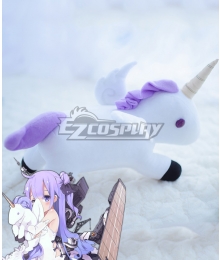 Azur Lane Unicorn Purple Cosplay Wig
