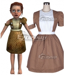 Bioshock Little Sister Maid Dress Cosplay Costume