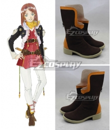 Tales of Zestiria the X Rose Brown Cosplay Shoes