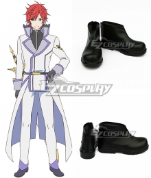 Re: Life In A Different World From Zero Reinhard van Astrea Black Cosplay Shoes