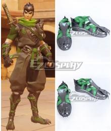 Overwatch OW Sparrow Genji Cosplay Shoes