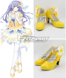 Date A Live Miku Izayoi Yellow Cosplay Shoes
