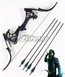 DC Comics The Arrow Season 5 Green Arrow Oliver Queen Bow and arrow Cosplay Weapon Prop