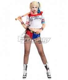 DC Suicide Squad Harley Quinn Cosplay Costume B Edition