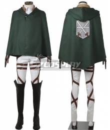 Elroy369Lion Anime Shingeki No Kyojin Mantello Attack on Titan Eren Yaeger Cosplay Party Costume Fancy Role Play