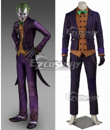 DC Detective Comics Batman Arkham Knight Joker Cosplay Costume