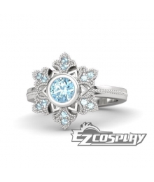 Frozen Elsa Snow Queen Disney Snowflake Ring Cosplay Accessory