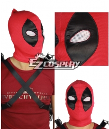 Marvel Halloween Deadpool Lycra Hoods Mask Cosplay Accessory Prop