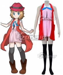 Pokémon XY Pokemon Pocket Monster Serena Cosplay Costume - A Edition