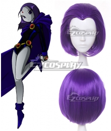 DC Teen Titans Season Raven Pride Rachel Roth Purple Cosplay wig