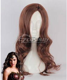 DC Wonder Woman Diana Prince Brown Cosplay Wig