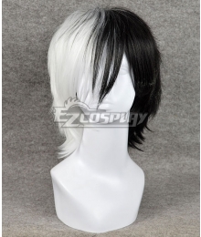 Danganronpa Monokuma Male Black White Cosplay Wig
