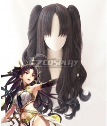 Fate Grand Order Archer Ishtar Rin Tohsaka Black Grown Cosplay Wig