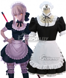 Fate Stay Night Alter Saber Maid Dress Cosplay Costume