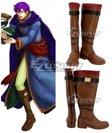 Fire Emblem: The Blazing Blade Canas Brown Shoes Cosplay Boots