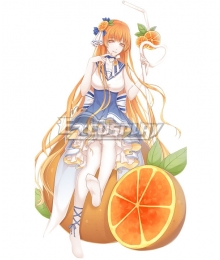 Food Contract Game Orange Juice Cosplay Costume